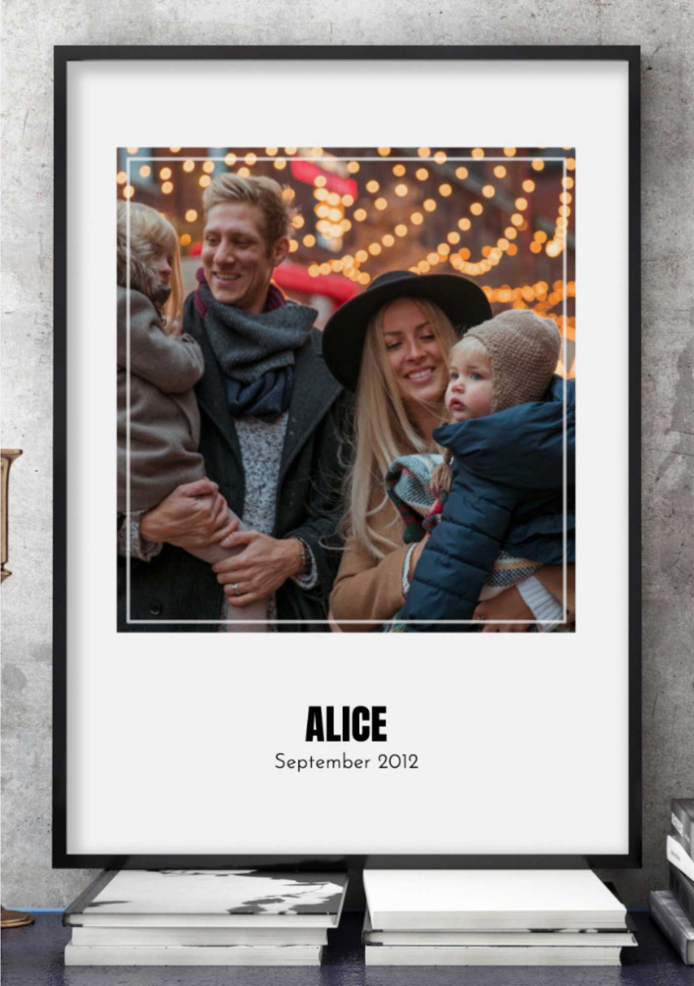 Skapa Fotoposter med passpartout och text