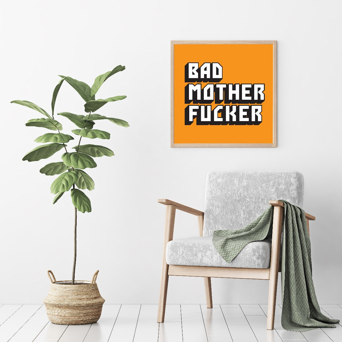 Bad Mother Fucker Pulp Fiction poster