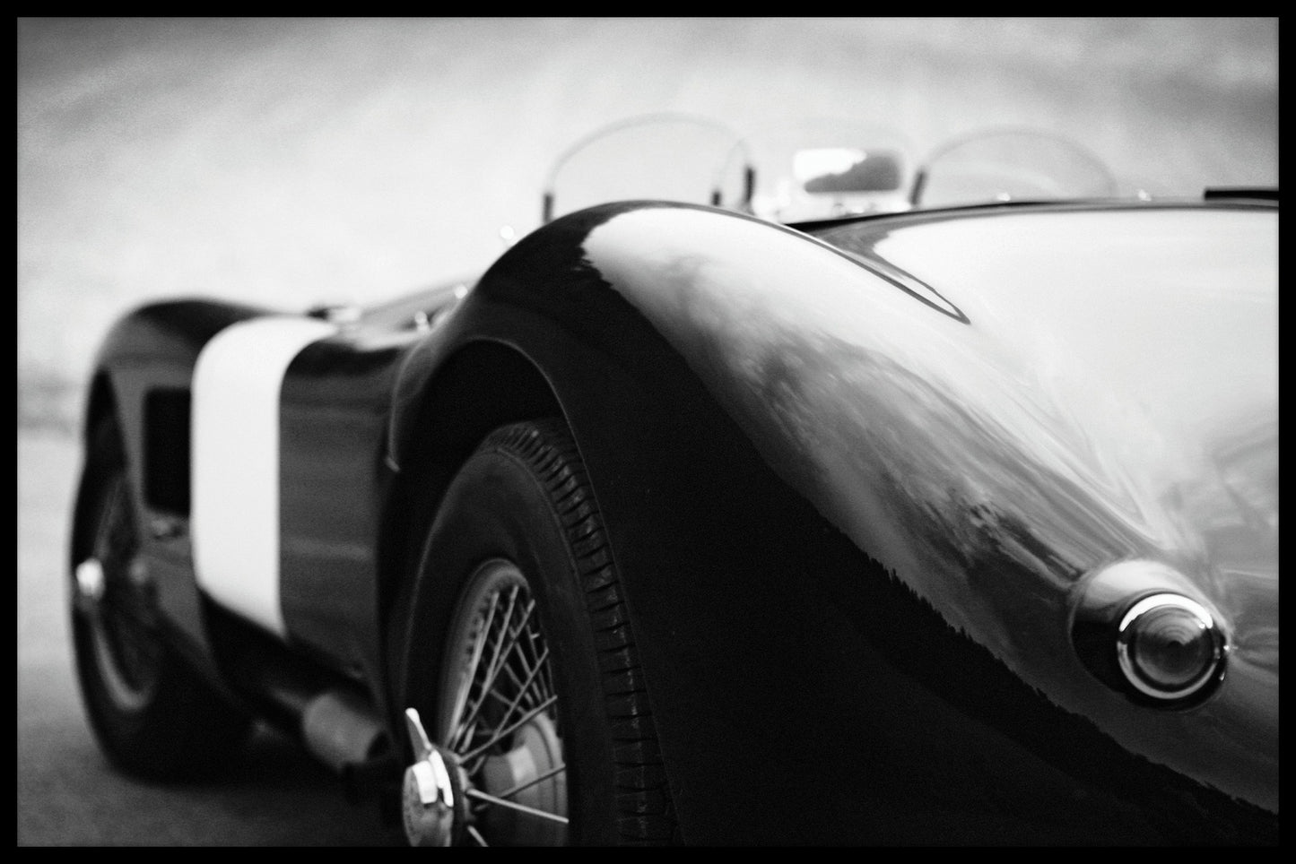 Klassisk vintagebilposter