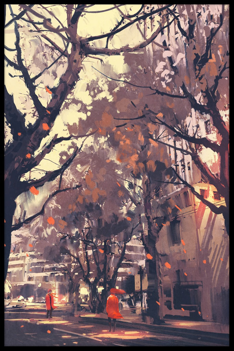 City Street Painting N04 Poster-s