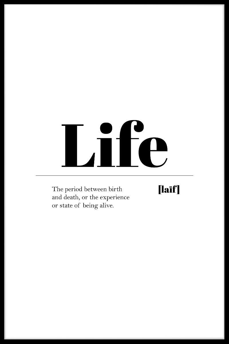 Livet poster