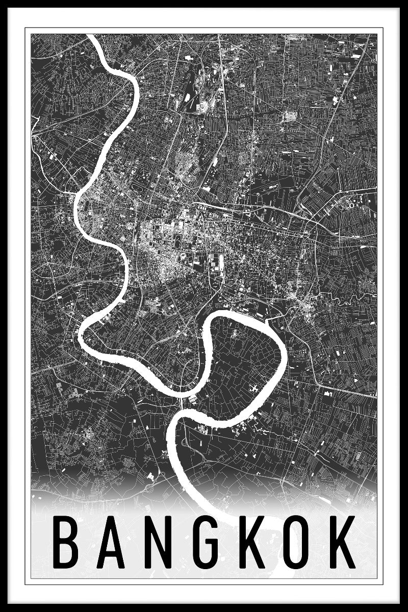 Bangkok Karta N02 poster