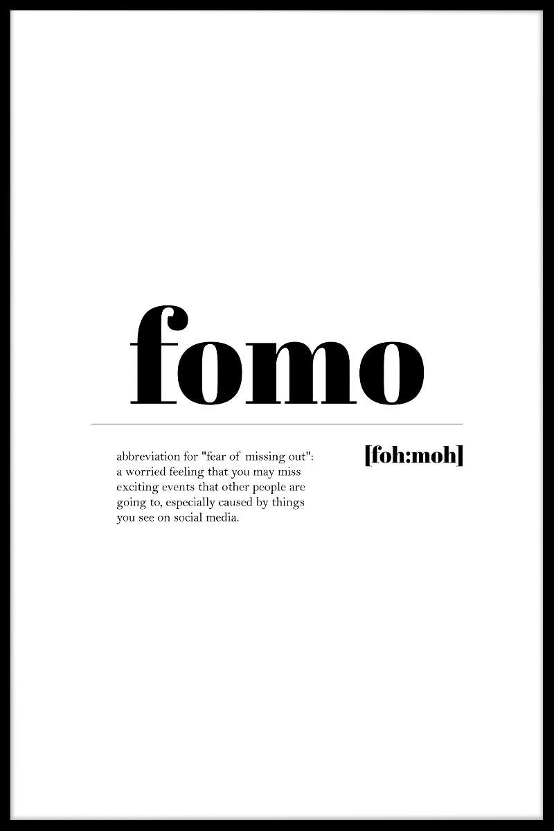 Fomo poster