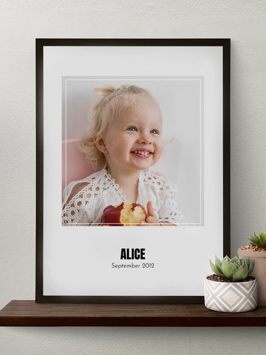 Skapa Fotoposter med passpartout och text