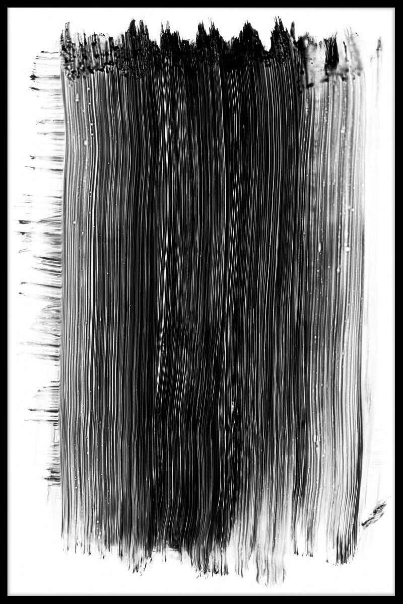 In i den svarta abstrakta posteren