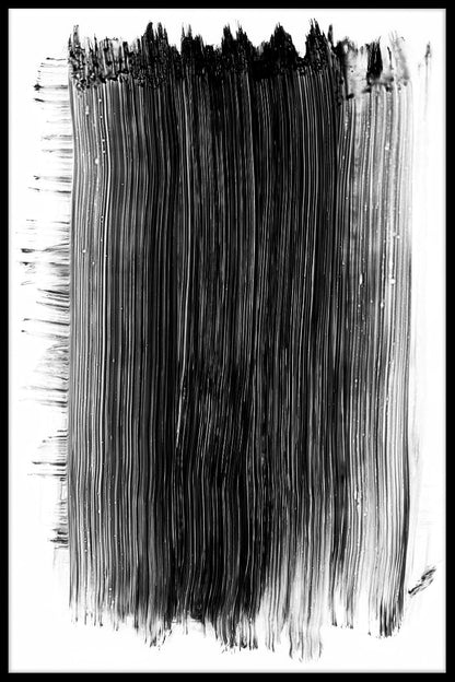 In i den svarta abstrakta posteren