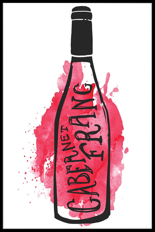 Cabernet Franc Illustration poster