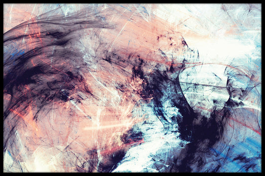 Abstrakt färgmönster blå