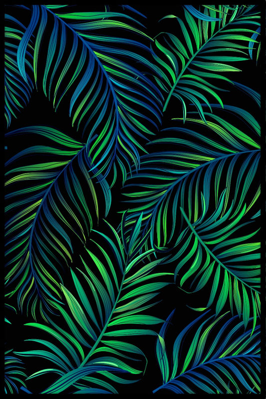 Gröna Palms Illustration poster
