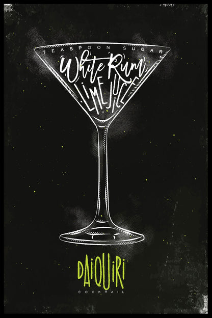 Daiquiri Cocktailposter