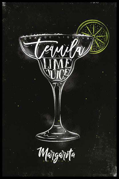Margarita Cocktailposter