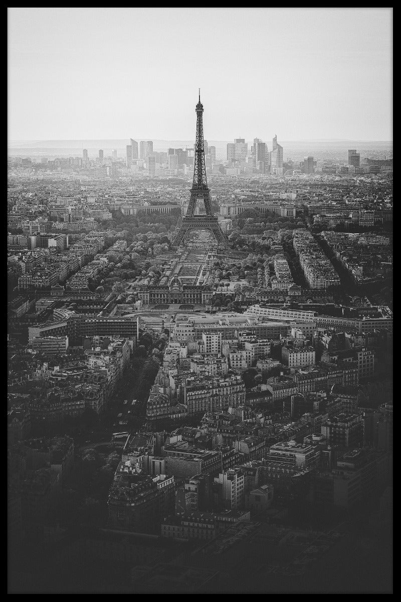 Vy över Paris poster