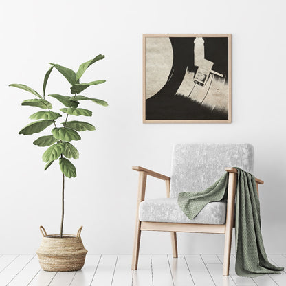 Vintage musikalisk poster