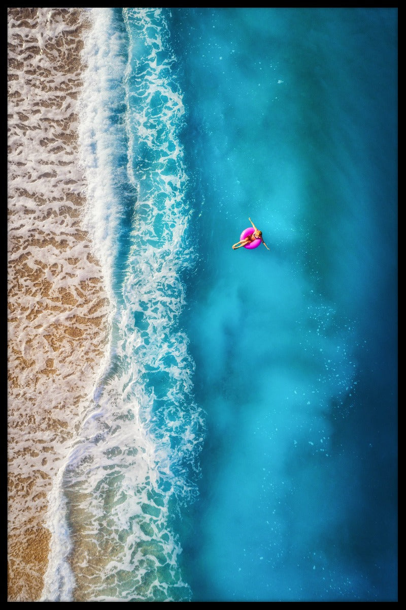 Aerial Ocean N02 poster