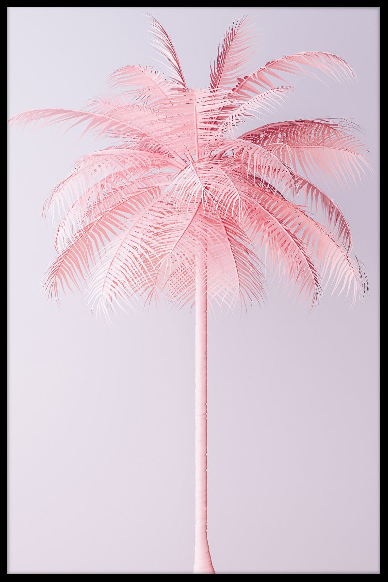 Rosa Palm Pastellaffisch-s