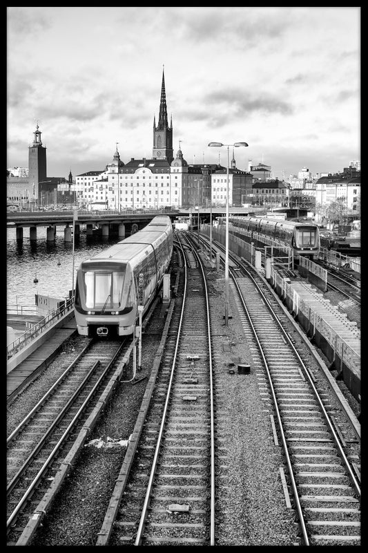 Stockholm tågspår poster