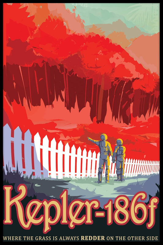 NASA Kepler186f poster