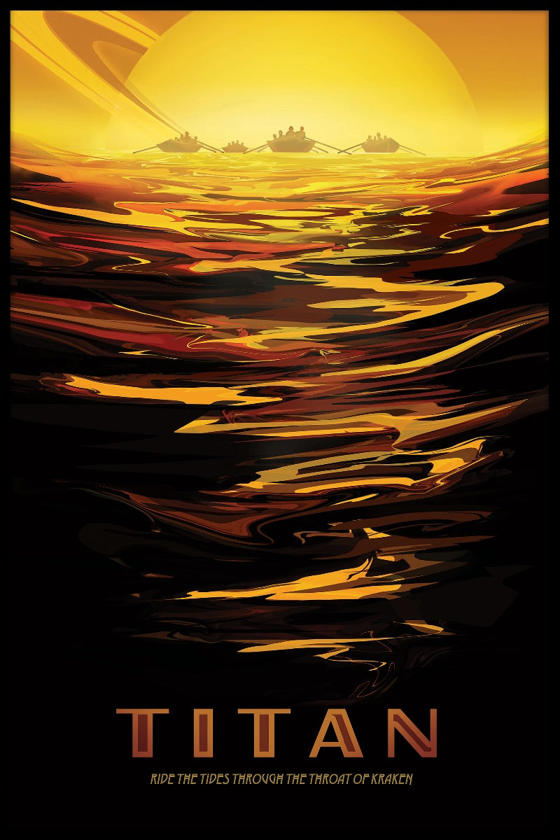 NASA Titan poster