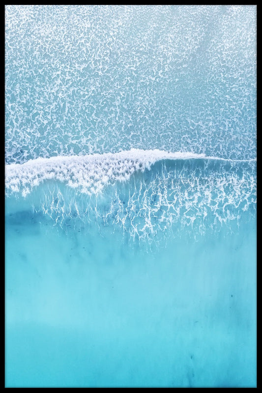 Aerial Beach Wave poster