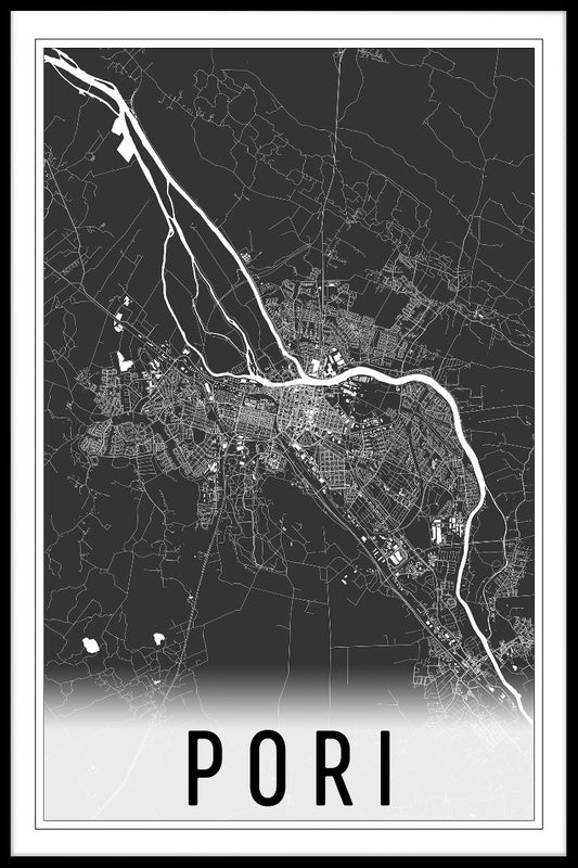 Björneborgskarta N02 poster