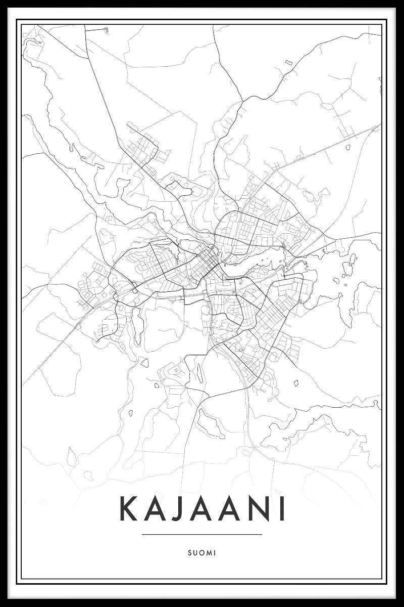 Kajana kartposter