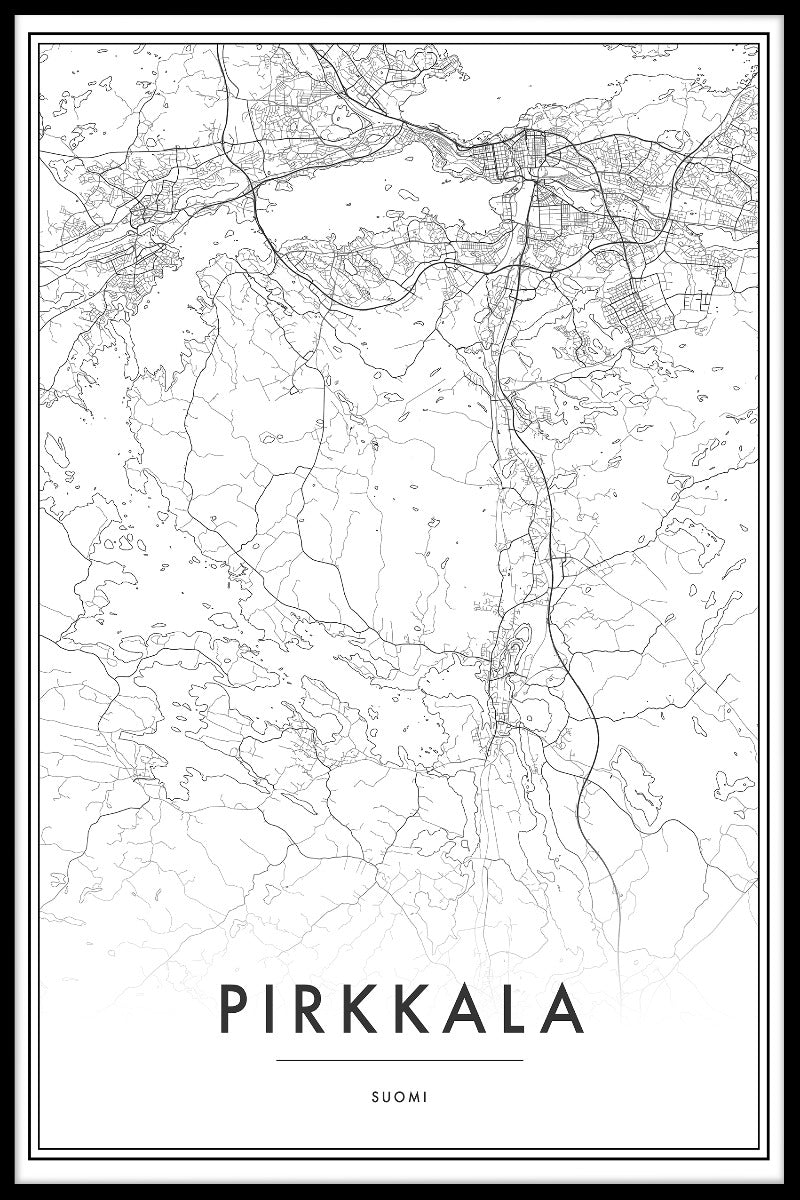 Pirkkala kartposter