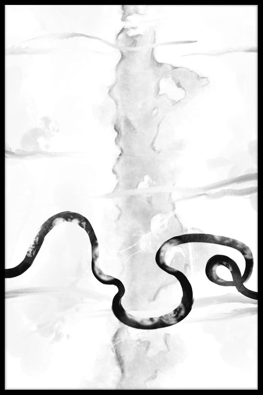 Abstrakt linjekonst N02 poster