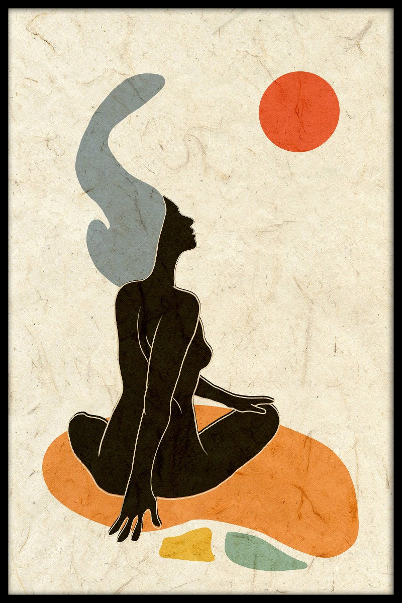 Naken abstrakt poster