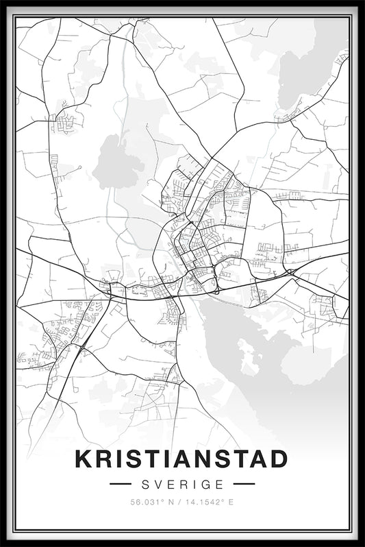 Kristianstad Kartposter