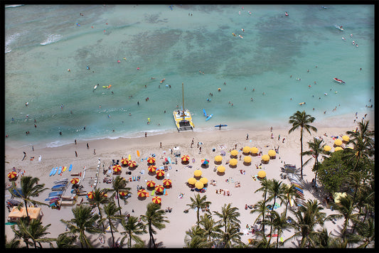 Vintage strand poster