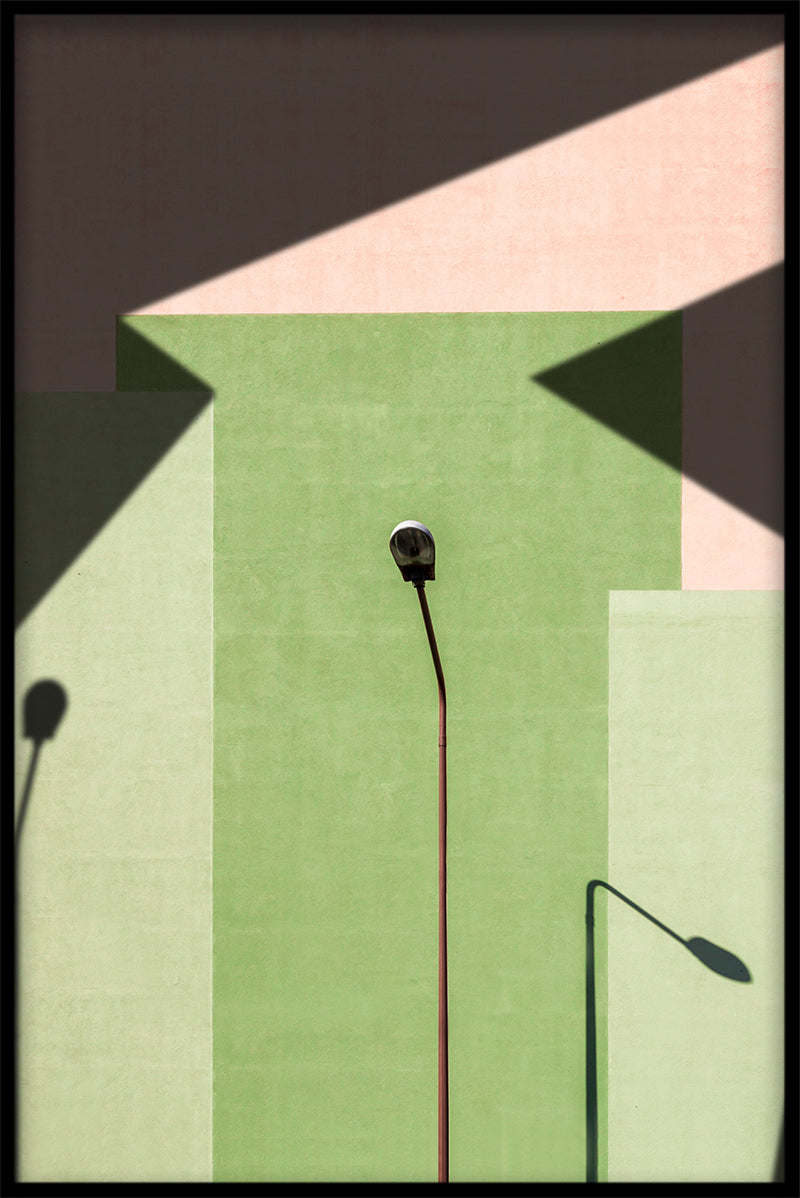 Grön abstrakt nyanser poster