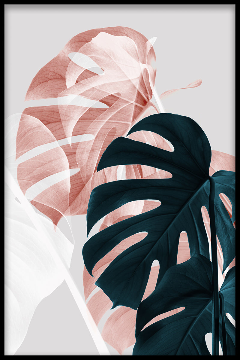 Abstrakt Monstera N02 Poster-s
