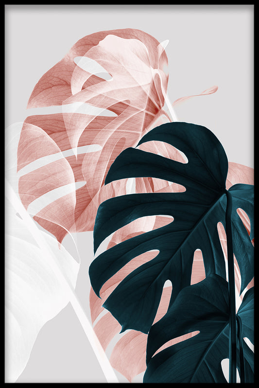 Abstrakt Monstera N02 Poster-s