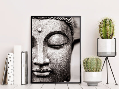 Buddha närbild poster