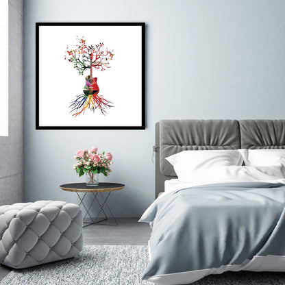 Gitarr Illustration poster