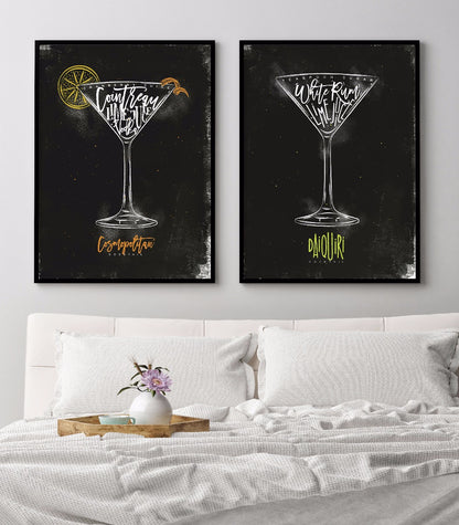 Kosmopolitisk cocktailposter