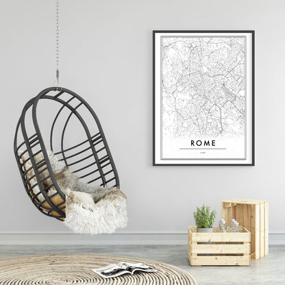 Rom Italien kartposter