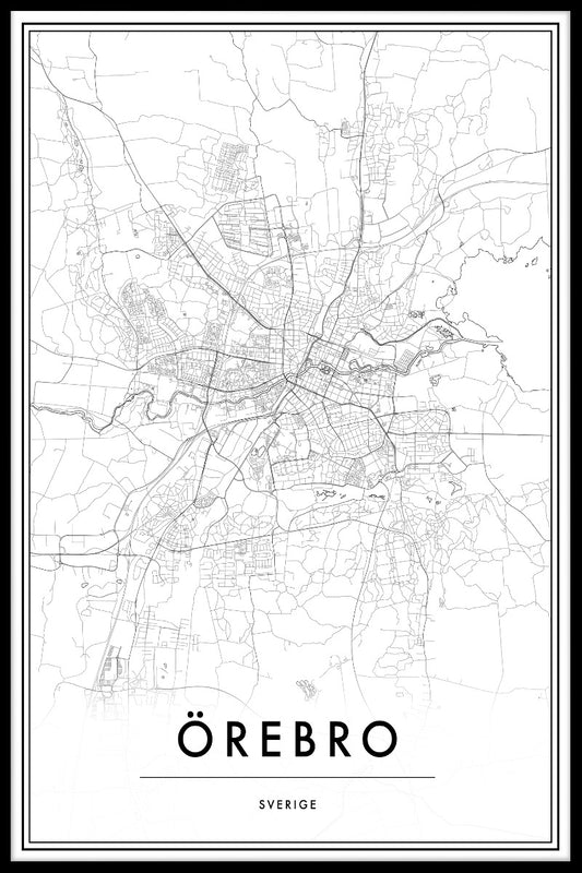 Örebro Kartposter
