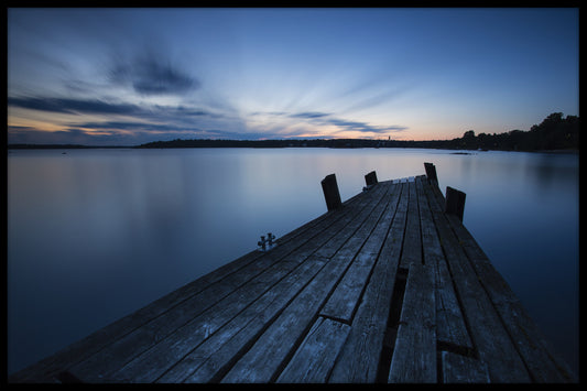 Stillsam Pier Finland poster